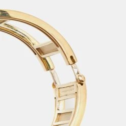 The Luxury Closet TIFFANY & CO. Open Atlas 18k Yellow Gold Wide Bracelet -Best Jewelry Store luxury women tiffany co used fine jewelry p978737 005