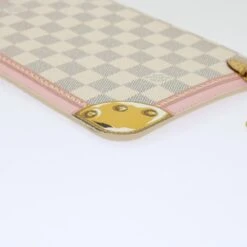 Brand Street LOUIS VUITTON Damier Azur Summer Trunk Neverfull MM Pouch N41065 LV Auth Mr014 -Best Jewelry Store mr014 12