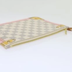 Brand Street LOUIS VUITTON Damier Azur Summer Trunk Neverfull MM Pouch N41065 LV Auth Mr014 -Best Jewelry Store mr014 6