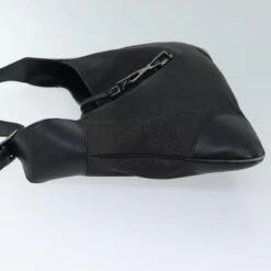 Brand Street GUCCI Jackie Shoulder Bag Nylon Black Auth Mr015 -Best Jewelry Store mr015 5