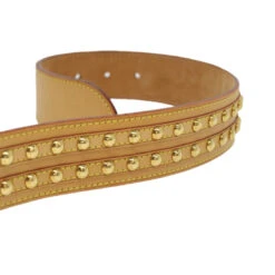 Brand Street LOUIS VUITTON Studs Belt Leather 80/32 Beige LV Auth Ro735 17 Brand Street LOUIS VUITTON Studs Belt Leather 80/32 Beige LV Auth Ro735 -Best Jewelry Store ro735 6