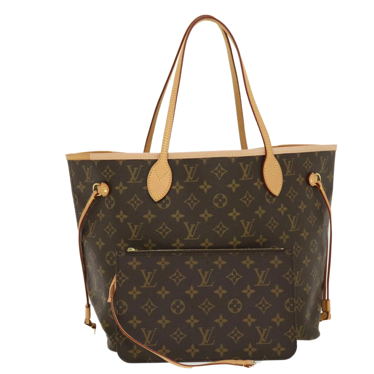 Brand Street LOUIS VUITTON Monogram Neverfull MM Tote Bag M40156 LV Auth S440 3 Brand Street LOUIS VUITTON Monogram Neverfull MM Tote Bag M40156 LV Auth S440