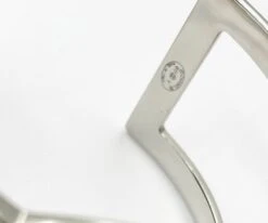 Lar Vintage CHANEL Classic Silver CC Square Round Crystal Cutout Double Cuff Bracelet -Best Jewelry Store sil cc cutout sq round crystal double cuff 4