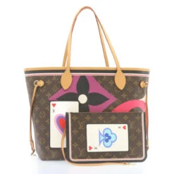 Brand Street LOUIS VUITTON Monogram Game On Neverfull MM Tote Bag M57452 LV Auth Knn013