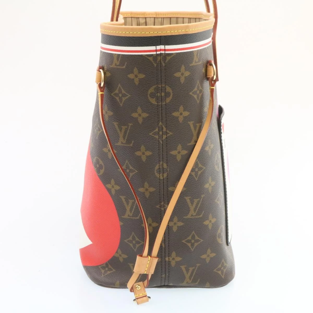 Style Tribute LOUIS VUITTON Monogram Game On Neverfull Mm Tote Bag M57452 Lv Auth Knn013 6 Style Tribute LOUIS VUITTON Monogram Game On Neverfull Mm Tote Bag M57452 Lv Auth Knn013 - Image 4