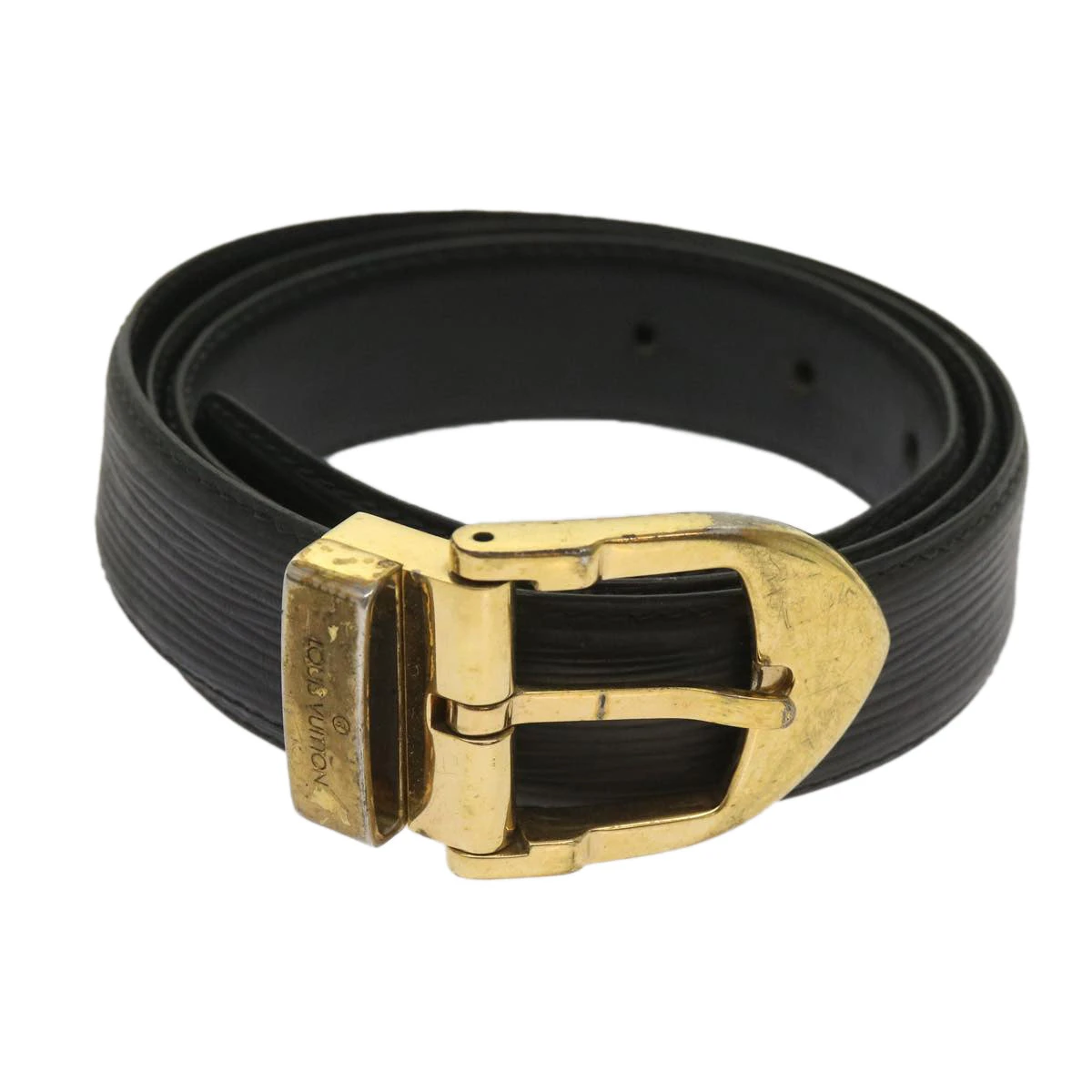 Brand Street LOUIS VUITTON Epi Belt 34.3"-38.2" Black LV Auth Ti1521 3 Brand Street LOUIS VUITTON Epi Belt 34.3"-38.2" Black LV Auth Ti1521