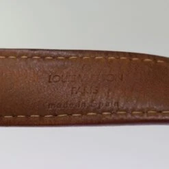 Brand Street LOUIS VUITTON Damier Azur Ceinture Tresor Belt 36.2" M9730 LV Auth Ti1747 -Best Jewelry Store ti1747 13