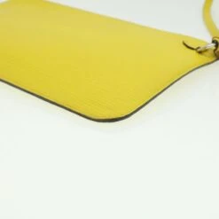 Brand Street LOUIS VUITTON Neverfull MM Pouch Pistash Yellow LV Auth Ai683 -Best Jewelry Store tp502 15