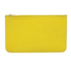 Brand Street LOUIS VUITTON Neverfull MM Pouch Pistash Yellow LV Auth Ai683 -Best Jewelry Store tp502 3