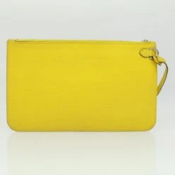Brand Street LOUIS VUITTON Neverfull MM Pouch Pistash Yellow LV Auth Ai683 -Best Jewelry Store tp502 5