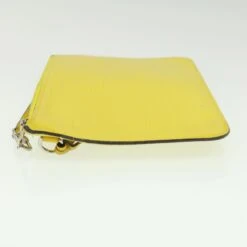 Brand Street LOUIS VUITTON Neverfull MM Pouch Pistash Yellow LV Auth Ai683 -Best Jewelry Store tp502 6
