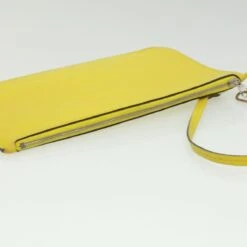 Brand Street LOUIS VUITTON Neverfull MM Pouch Pistash Yellow LV Auth Ai683 -Best Jewelry Store tp502 8