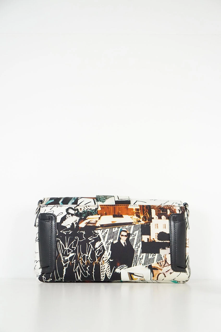 The Hula FENDI Karl Kollage' Print Nylon Baguette Bag 7 The Hula FENDI Karl Kollage' Print Nylon Baguette Bag - Image 5
