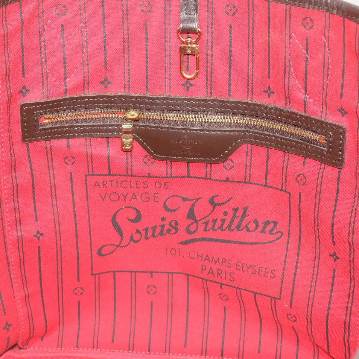 Brand Street LOUIS VUITTON Damier Ebene Neverfull MM Tote Bag N51105 LV Auth Yk10763 22 Brand Street LOUIS VUITTON Damier Ebene Neverfull MM Tote Bag N51105 LV Auth Yk10763 - Image 20