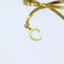 Brand Street CHRISTIAN DIOR Ribbon Bracelet Metal Gold Auth Yk12318 -Best Jewelry Store yk12318 4