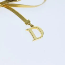 Brand Street CHRISTIAN DIOR Ribbon Bracelet Metal Gold Auth Yk12318 -Best Jewelry Store yk12318 5