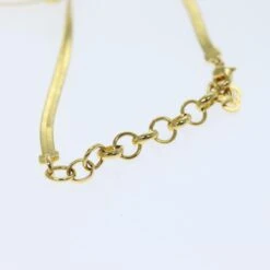 Brand Street CHRISTIAN DIOR Ribbon Bracelet Metal Gold Auth Yk12318 -Best Jewelry Store yk12318 6