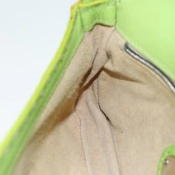 Brand Street FENDI Celeria Mamma Baguette Shoulder Bag Leather Green Auth Yk12521 -Best Jewelry Store yk12521 18