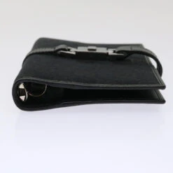 Brand Street GUCCI GG Canvas Jackie Day Planner Cover Leather Black Auth Yk7939 -Best Jewelry Store yk7939 4