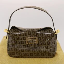 Brand Street FENDI Zucchino Canvas Mamma Baguette Shoulder Bag Brown Auth Yk7943 33 Brand Street FENDI Zucchino Canvas Mamma Baguette Shoulder Bag Brown Auth Yk7943 -Best Jewelry Store yk7943 22
