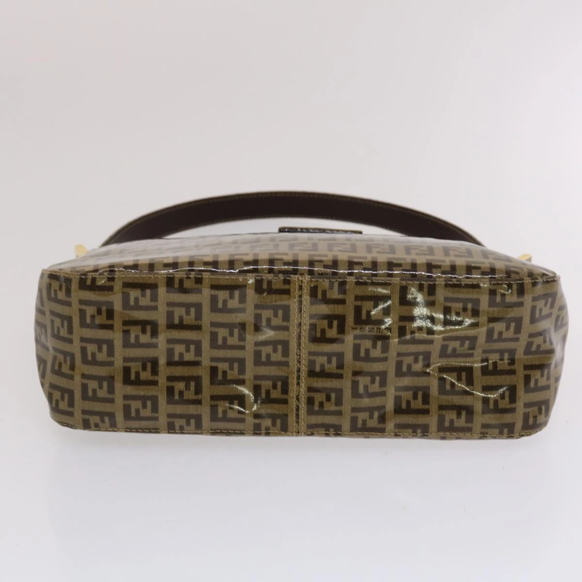 Brand Street FENDI Zucchino Canvas Mamma Baguette Shoulder Bag Brown Auth Yk7943 7 Brand Street FENDI Zucchino Canvas Mamma Baguette Shoulder Bag Brown Auth Yk7943 - Image 5