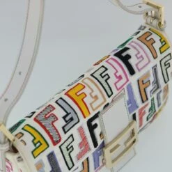 Brand Street FENDI Zucca Canvas Embroidery Mamma Baguette Bag 2way Multicolor Auth Yk8631A 27 Brand Street FENDI Zucca Canvas Embroidery Mamma Baguette Bag 2way Multicolor Auth Yk8631A -Best Jewelry Store yk8631A 6